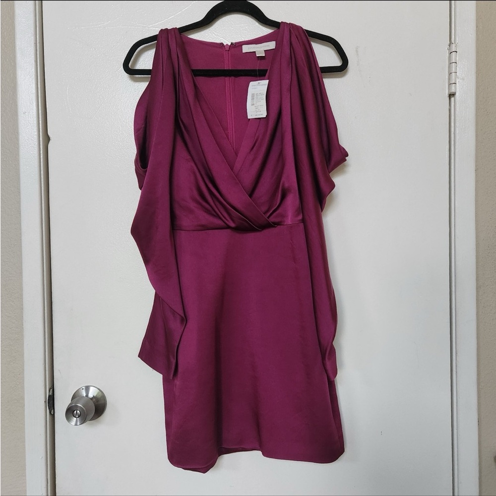 Jonathan Simkhai Pleated Sleeve Belted Mini Dress size 0